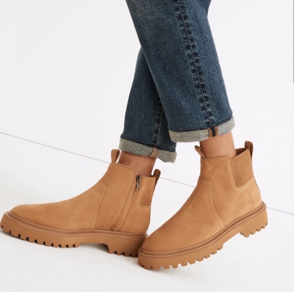 Madewell Tan Ankle Boots